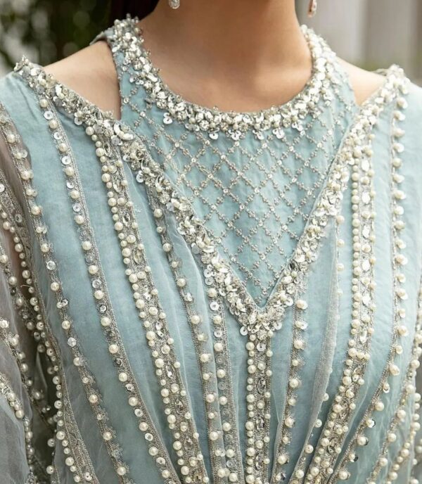 Sky blue kaftan - Image 3