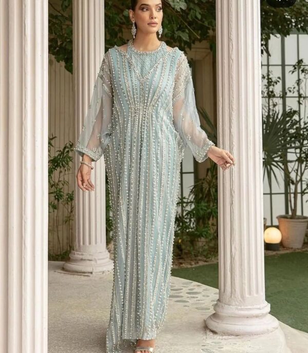 Sky blue kaftan - Image 2